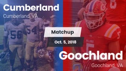Matchup: Cumberland High vs. Goochland  2018