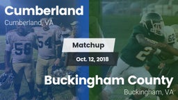 Matchup: Cumberland High vs. Buckingham County  2018
