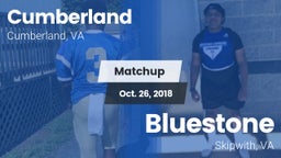 Matchup: Cumberland High vs. Bluestone  2018