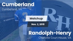 Matchup: Cumberland High vs. Randolph-Henry  2018
