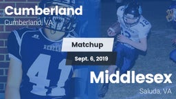 Matchup: Cumberland High vs. Middlesex  2019