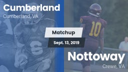 Matchup: Cumberland High vs. Nottoway  2019