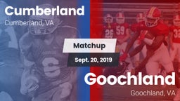 Matchup: Cumberland High vs. Goochland  2019