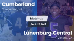 Matchup: Cumberland High vs. Lunenburg Central  2019