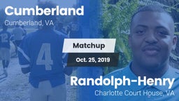 Matchup: Cumberland High vs. Randolph-Henry  2019