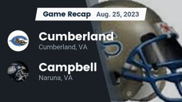 Recap: Cumberland  vs. Campbell  2023