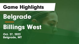 Belgrade  vs Billings West  Game Highlights - Oct. 27, 2022