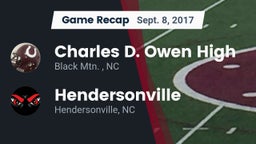 Recap: Charles D. Owen High vs. Hendersonville  2017