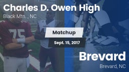 Matchup: Charles D. Owen High vs. Brevard  2017
