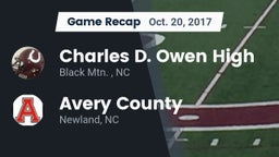 Recap: Charles D. Owen High vs. Avery County  2017