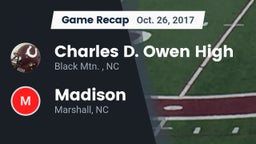 Recap: Charles D. Owen High vs. Madison  2017