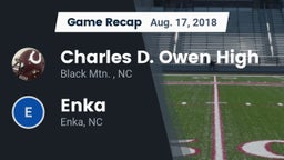 Recap: Charles D. Owen High vs. Enka  2018