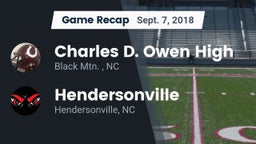 Recap: Charles D. Owen High vs. Hendersonville  2018