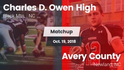 Matchup: Charles D. Owen High vs. Avery County  2018