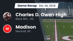 Recap: Charles D. Owen High vs. Madison  2018