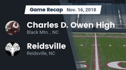 Recap: Charles D. Owen High vs. Reidsville  2018