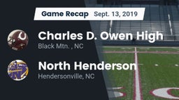 Recap: Charles D. Owen High vs. North Henderson  2019