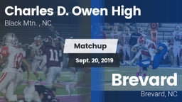 Matchup: Charles D. Owen High vs. Brevard  2019