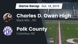 Recap: Charles D. Owen High vs. Polk County  2019