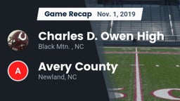Recap: Charles D. Owen High vs. Avery County  2019