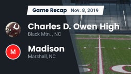 Recap: Charles D. Owen High vs. Madison  2019