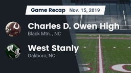 Recap: Charles D. Owen High vs. West Stanly  2019