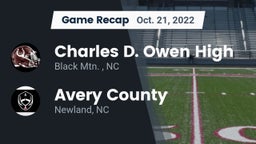Recap: Charles D. Owen High vs. Avery County  2022