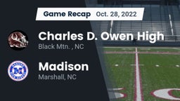Recap: Charles D. Owen High vs. Madison  2022