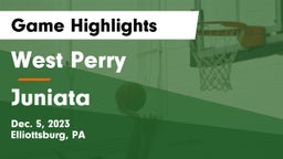 West Perry  vs Juniata  Game Highlights - Dec. 5, 2023