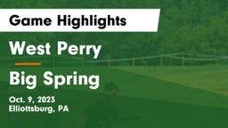 West Perry  vs Big Spring Game Highlights - Oct. 9, 2023