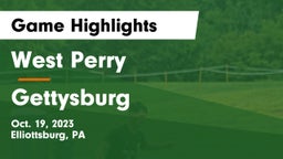 West Perry  vs Gettysburg Game Highlights - Oct. 19, 2023