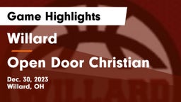 Willard  vs Open Door Christian  Game Highlights - Dec. 30, 2023