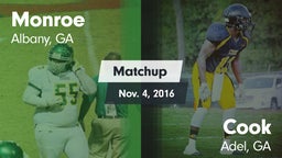 Matchup: Monroe  vs. Cook  2016
