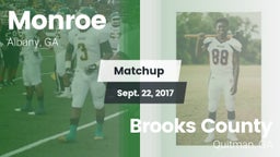 Matchup: Monroe  vs. Brooks County  2017