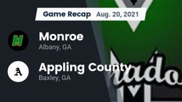 Recap: Monroe  vs. Appling County  2021