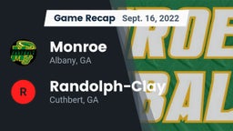 Recap: Monroe  vs. Randolph-Clay  2022