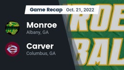 Recap: Monroe  vs. Carver  2022