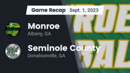 Recap: Monroe  vs. Seminole County  2023