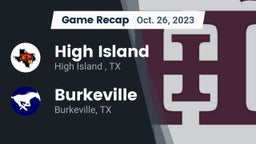 Recap: High Island  vs. Burkeville  2023