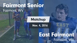 Matchup: Fairmont senior vs. East Fairmont  2016