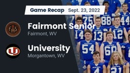 Recap: Fairmont Senior vs. University  2022