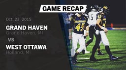Recap: Grand Haven  vs. West Ottawa  2015