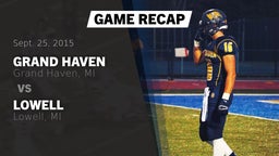 Recap: Grand Haven  vs. Lowell  2015