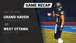 Recap: Grand Haven  vs. West Ottawa  2016