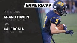 Recap: Grand Haven  vs. Caledonia  2016