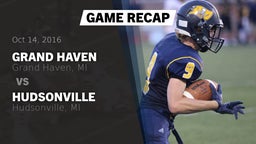 Recap: Grand Haven  vs. Hudsonville  2016