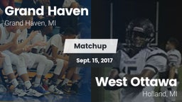 Matchup: Grand Haven High vs. West Ottawa  2017