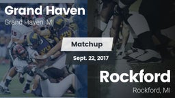 Matchup: Grand Haven High vs. Rockford  2017