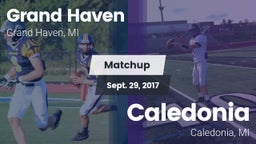 Matchup: Grand Haven High vs. Caledonia  2017