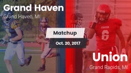 Matchup: Grand Haven High vs. Union  2017